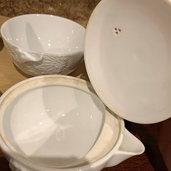 Amazon.co.jp: 出石焼 白磁 玉露用 煎茶器 アンティーク